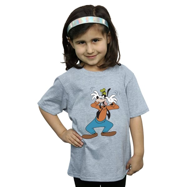 Disney Girls Crazy Goofy Cotton T-Shirt