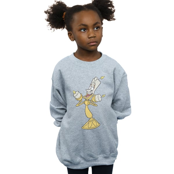Disney Girls Beauty And The Beast Lumiere Distressed Sweatshirt