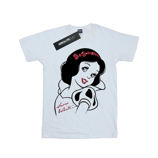 Snow White And The Seven Dwarfs Girls Glitter T-Shirt