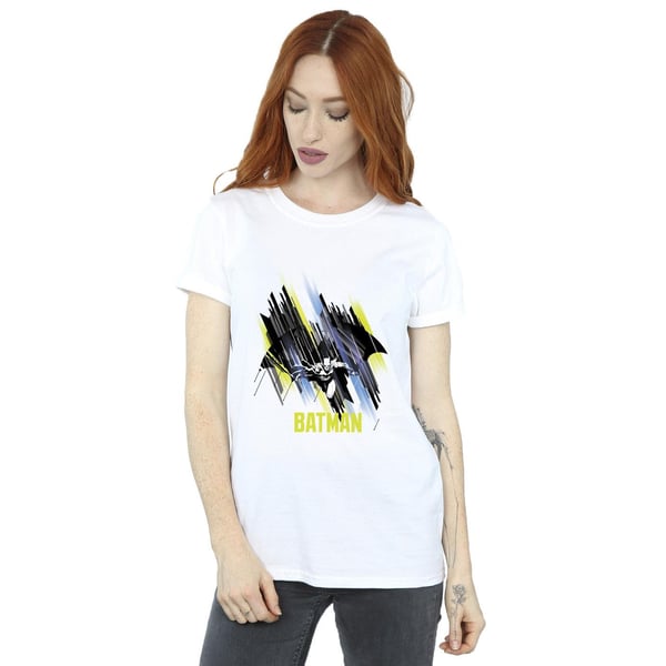 DC Comics Womens/Ladies Batman Flying Batman Cotton Boyfriend T-Shirt