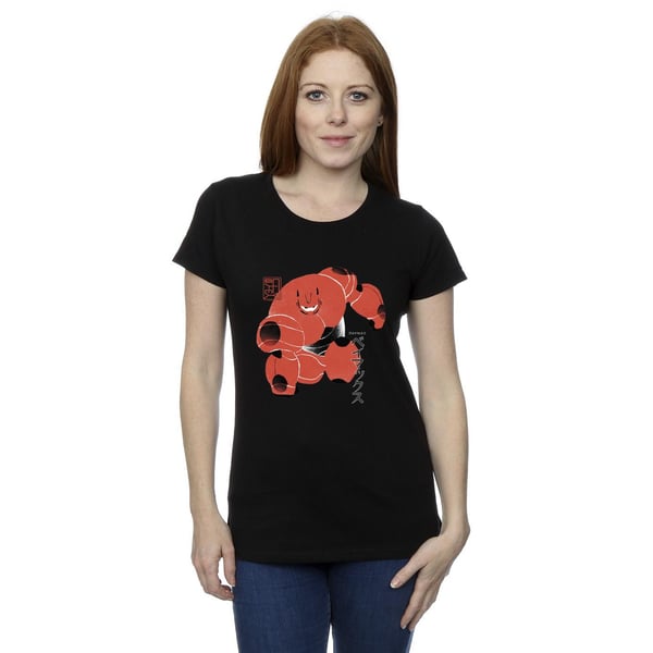 Disney Womens/Ladies Big Hero 6 Baymax Suite Pose Cotton T-Shirt