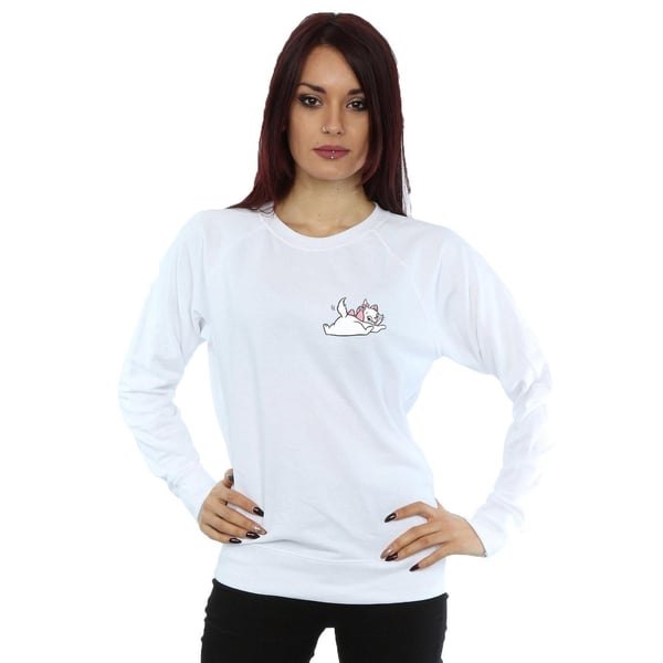 Disney Womens/Ladies Aristocats Marie Sweet Backside Breast Print Sweatshirt
