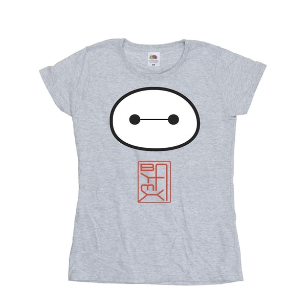 Disney Naiset/Naisten Big Hero 6 Baymax -kuvakuvioinen puuvillainen T-paita