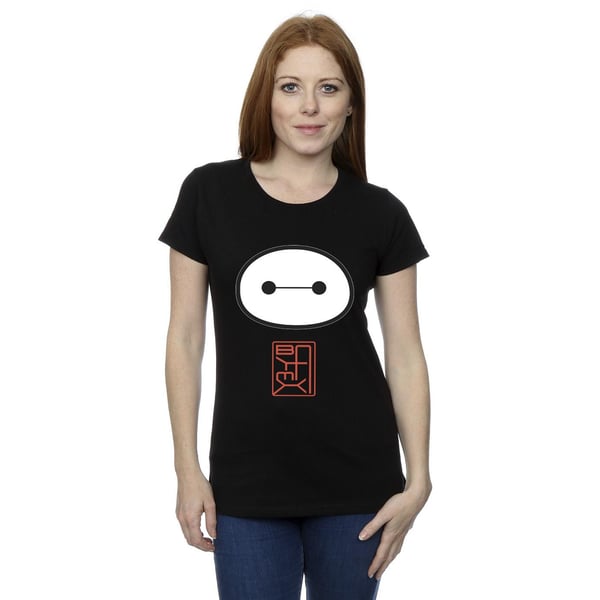 Disney Womens/Ladies Big Hero 6 Baymax Icon Cotton T-Shirt