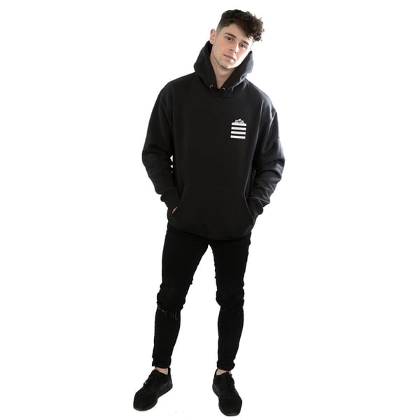Looney Tunes Mens Taz Stripes Faux Pocket Hoodie