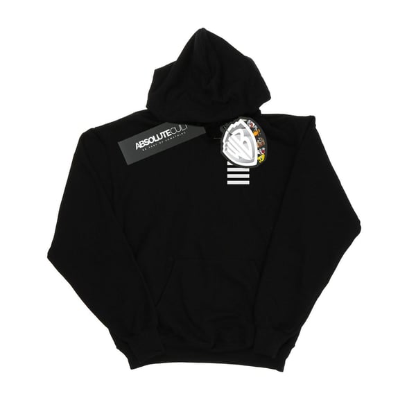 Looney Tunes Mens Taz Stripes Faux Pocket Hoodie