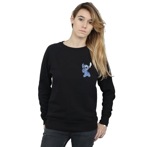 Disney Womens/Ladies Lilo And Stitch Stitch Backside Breast Print Sweatshirt