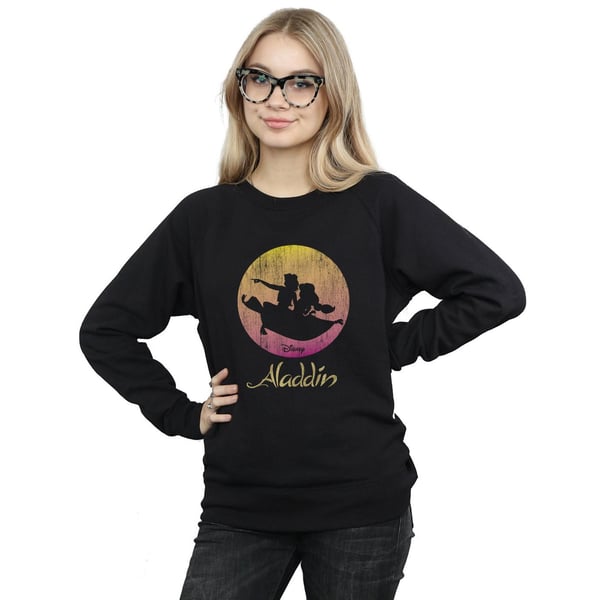 Disney Womens/Ladies Aladdin Flying Sunset Sweatshirt