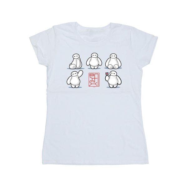 Disney Womens/Ladies Big Hero 6 Baymax Many Poses Cotton T-Shirt