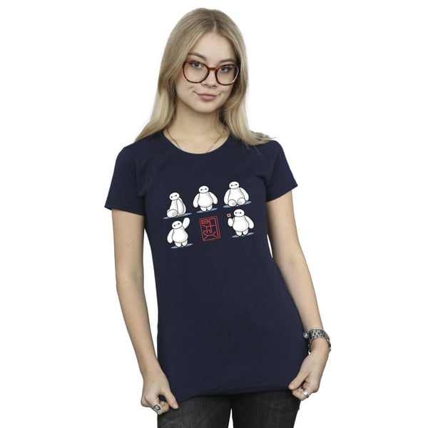 Disney Womens/Ladies Big Hero 6 Baymax Many Poses Cotton T-Shirt