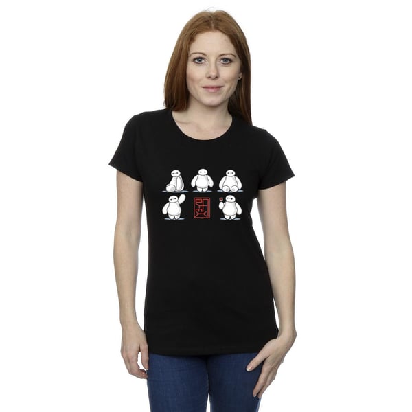 Disney Womens/Ladies Big Hero 6 Baymax Many Poses Cotton T-Shirt