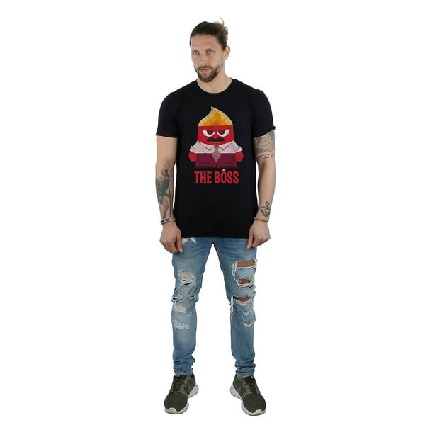 Inside Out Mens The Boss Anger Cotton T-Shirt