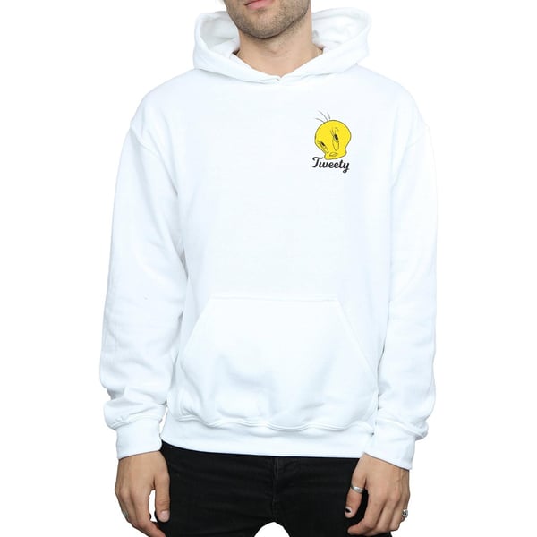 Looney Tunes Mens Tweety Pie Head Hoodie
