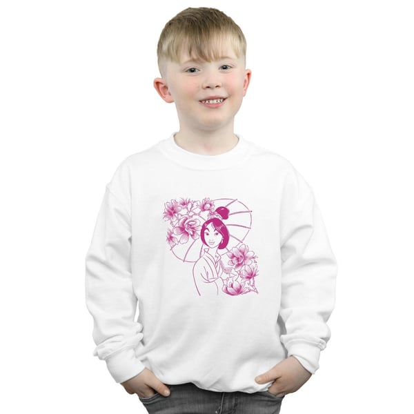 Disney Boys Mulan Mono Magnolia Sweatshirt