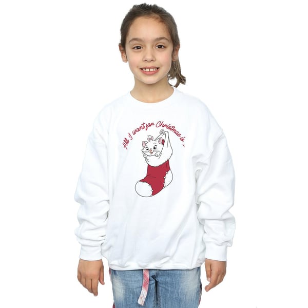 Disney Girls Aristocats Marie Xmas Sweatshirt