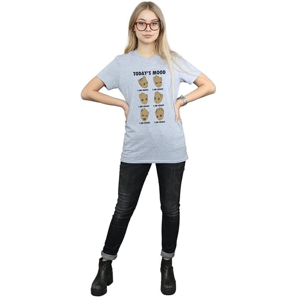 Guardians Of The Galaxy Womens/Ladies Today´s Mood Baby Groot Boyfriend T-Shirt