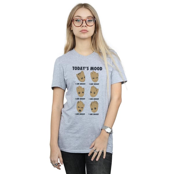 Guardians Of The Galaxy Womens/Ladies Today´s Mood Baby Groot Boyfriend T-Shirt