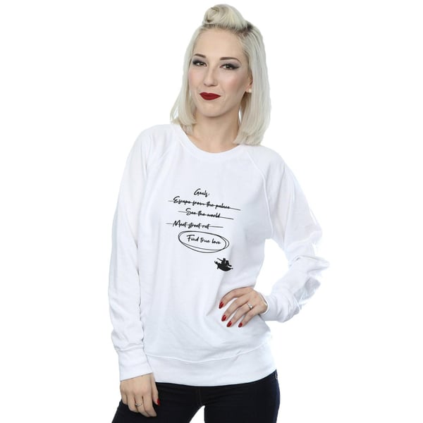 Disney Womens/Ladies Aladdin Jasmine Goals Sweatshirt