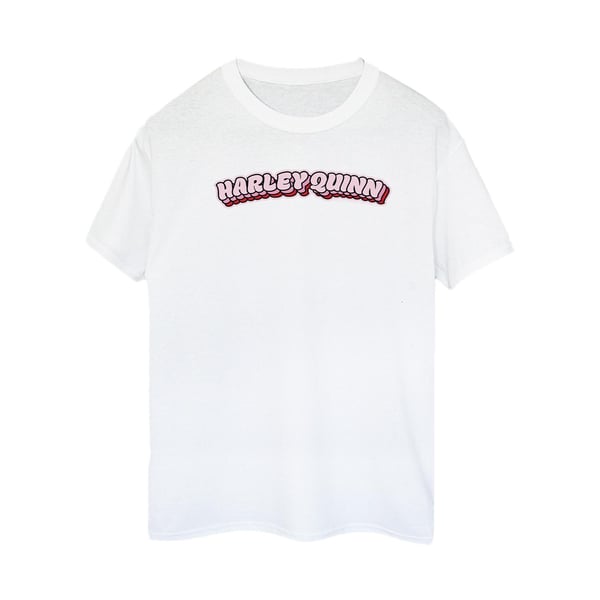 DC Comics Dam/Dam Batman Harley Quinn Logotyp Bomull Boyfriend T-Shirt