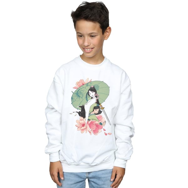 Disney Boys Mulan Magnolia Collage Sweatshirt