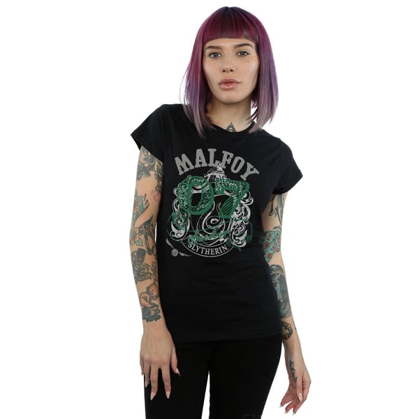 Harry Potter Womens/Ladies Malfoy Slytherin Cotton T-Shirt