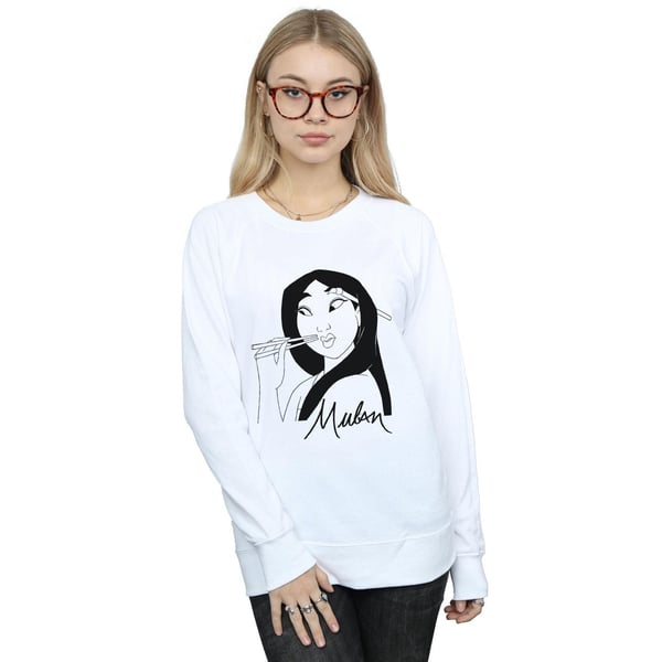 Disney Womens/Ladies Mulan Chopsticks Sweatshirt