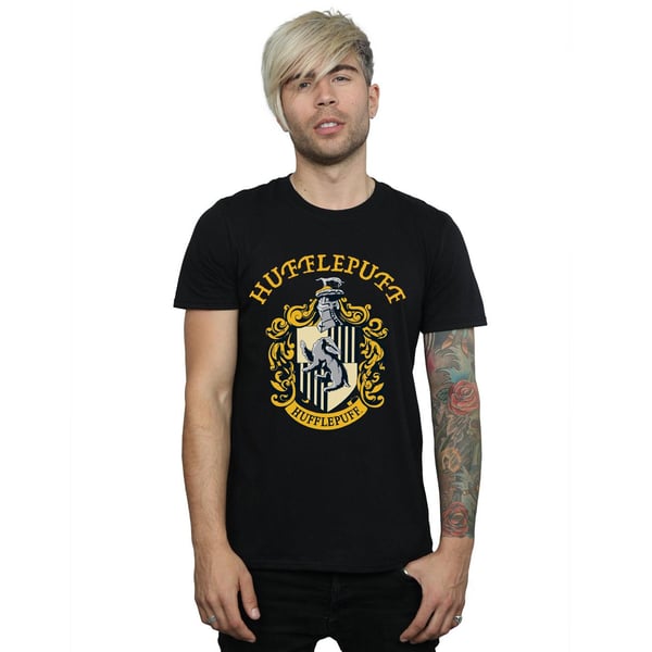 Harry Potter Mens Hufflepuff Cotton T-Shirt