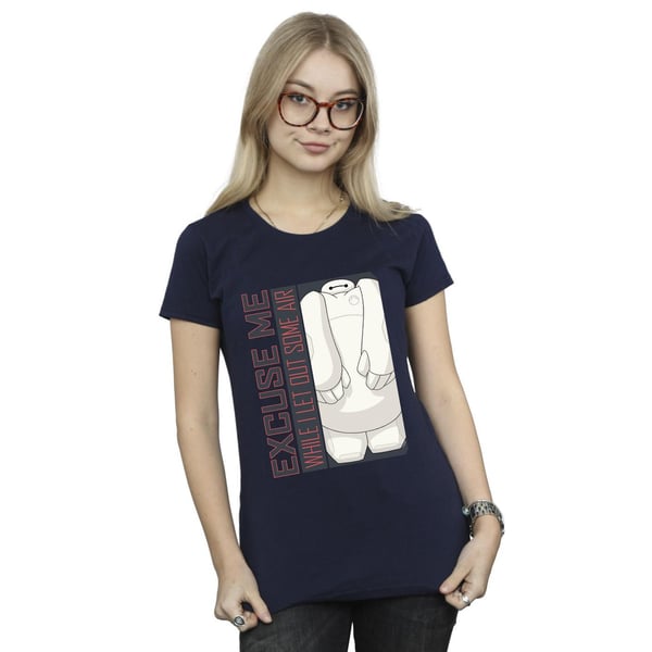 Disney Womens/Ladies Big Hero 6 Baymax Excuse Me Some Air Cotton T-Shirt