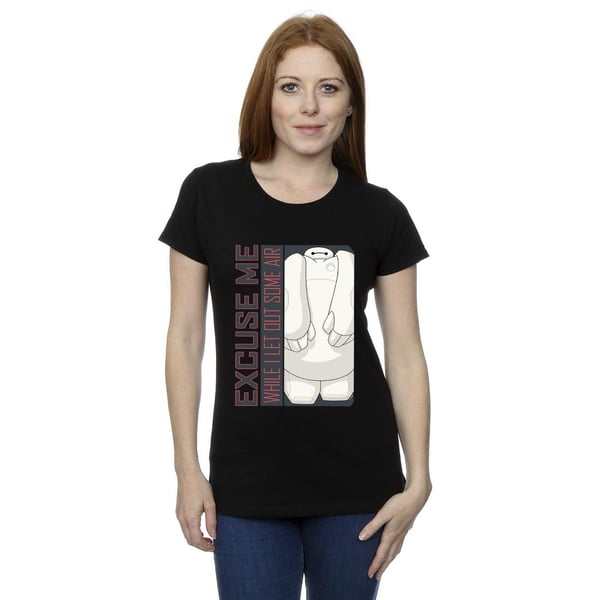 Disney Womens/Ladies Big Hero 6 Baymax Excuse Me Some Air Cotton T-Shirt