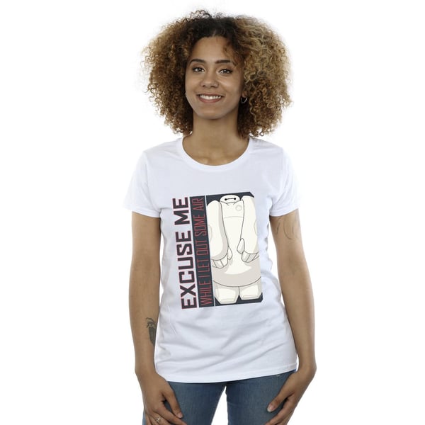 Disney Womens/Ladies Big Hero 6 Baymax Excuse Me Some Air Cotton T-Shirt