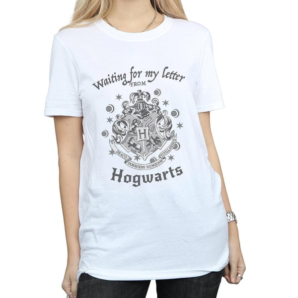 Harry Potter Womens/Ladies Waiting For My Letter Hogwarts Cotton Boyfriend T-Shirt