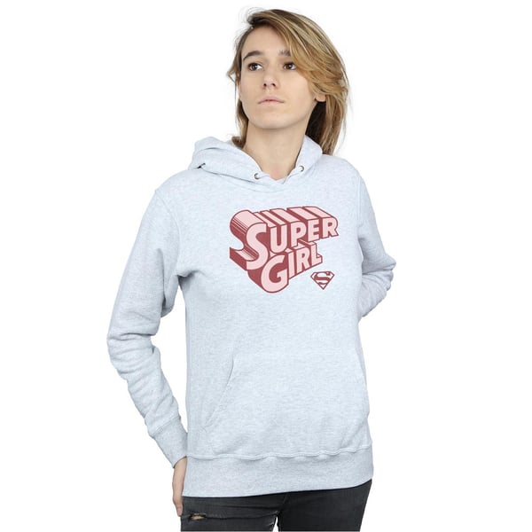 DC Comics Womens/Ladies Supergirl Retro Logo Hoodie