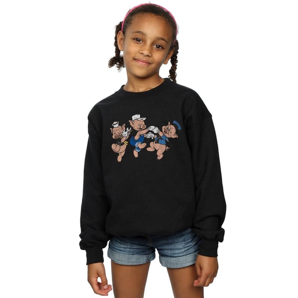 Disney Girls Three Little Pigs Having Fun Sweatshirt