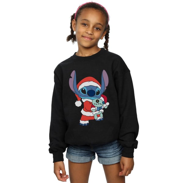 Disney Girls Lilo And Stitch Stitch Christmas Sweatshirt
