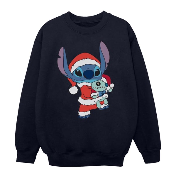 Disney Girls Lilo And Stitch Stitch Christmas Sweatshirt