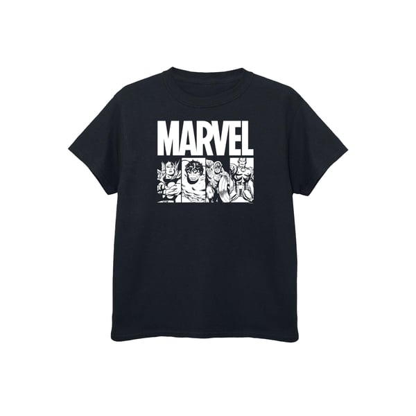 Marvel Boys Action Tile Cotton T-Shirt