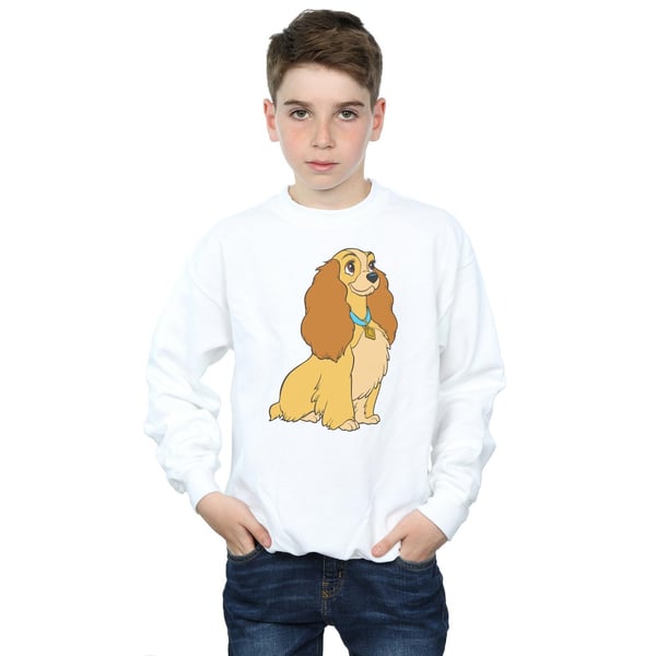 Disney Boys Lady And The Tramp Lady Spaghetti Heart Sweatshirt