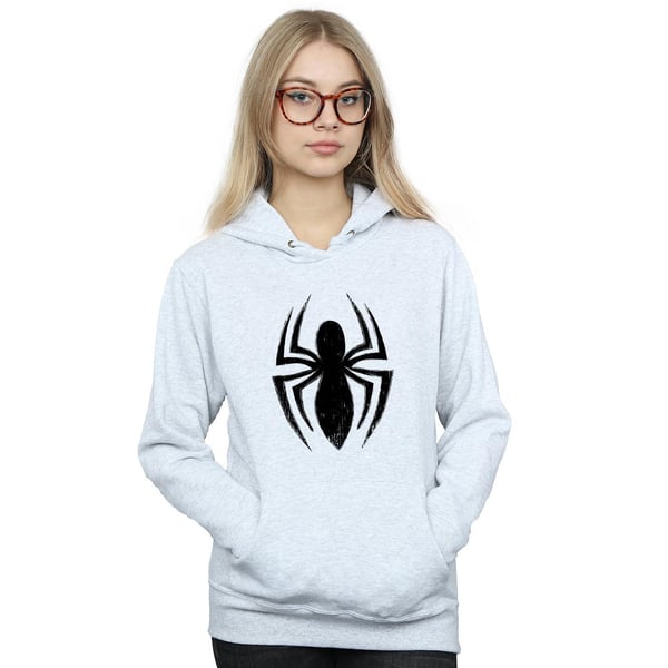 Marvel Womens/Ladies Spider-Man Ultimate Spider Logo Hoodie