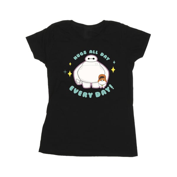 Disney Womens/Ladies Big Hero 6 Baymax Hugs Everyday Cotton T-Shirt