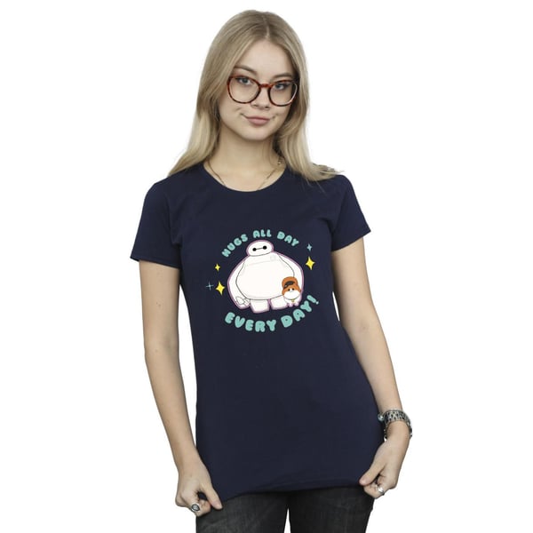 Disney Womens/Ladies Big Hero 6 Baymax Hugs Everyday Cotton T-Shirt