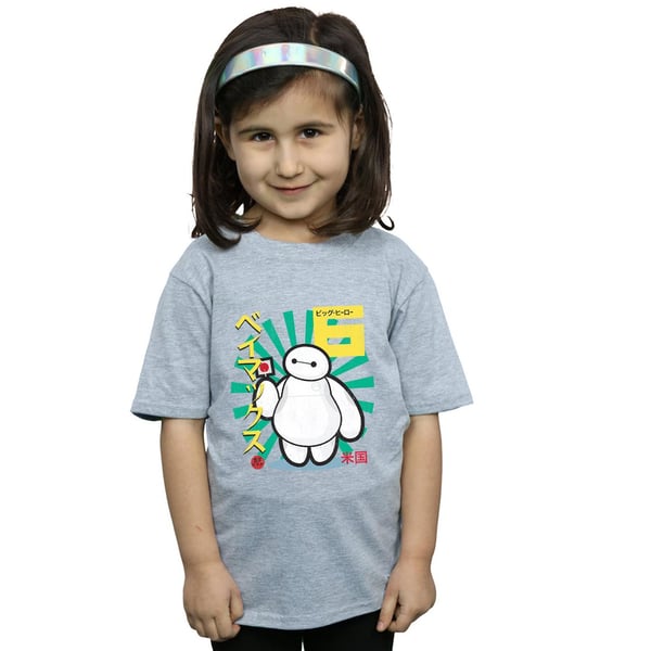 Disney Girls Big Hero 6 Baymax Lollypop Cotton T-Shirt