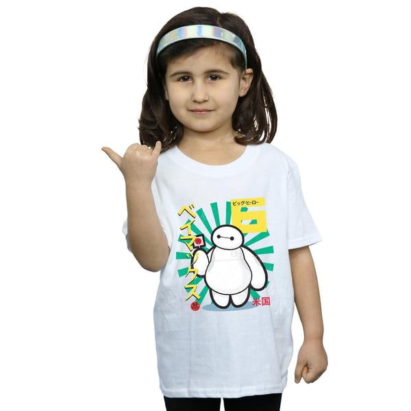 Disney Girls Big Hero 6 Baymax Lollypop Cotton T-Shirt