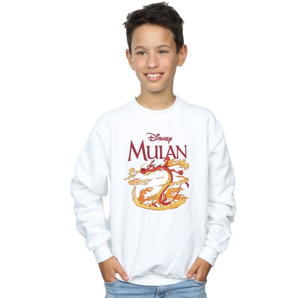 Disney Boys Mulan Mushu Dragon Fire Sweatshirt