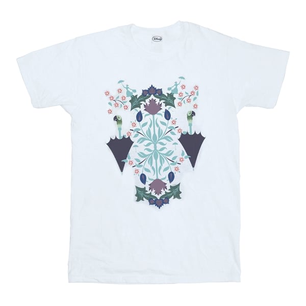 Disney Girls Mary Poppins Floral Collage Cotton T-Shirt