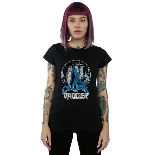 Marvel Womens/Ladies Cloak And Dagger Retro Cotton T-Shirt
