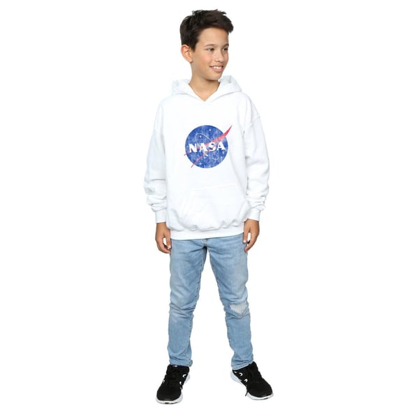 NASA Boys Classic Insignia Logo Distressed Hoodie