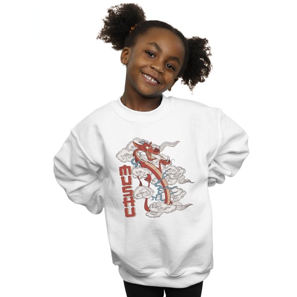 Disney Girls Mulan Mushu Dragon Sweatshirt