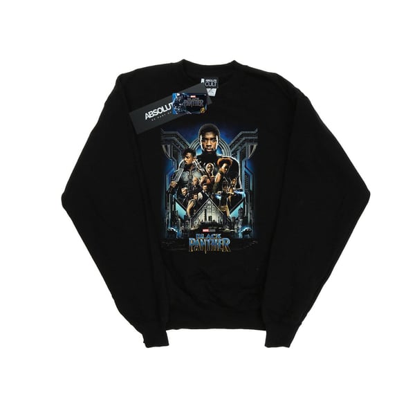 Marvel Mens Black Panther Movie Poster Sweatshirt