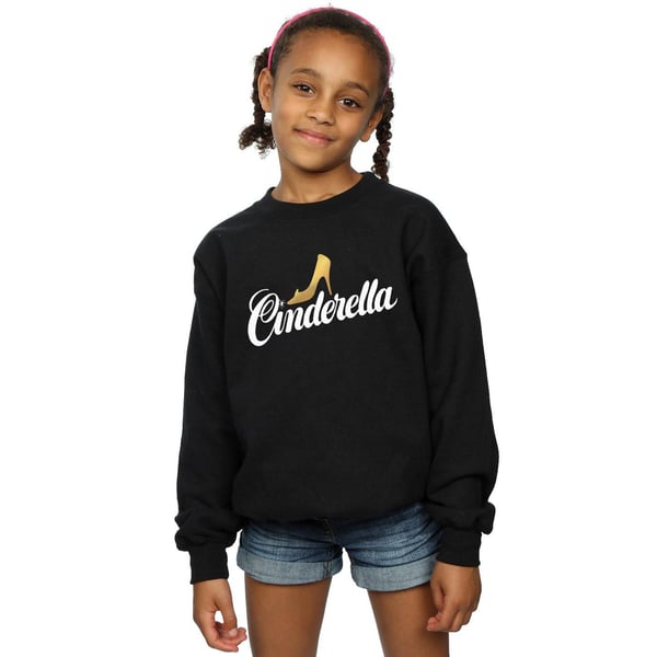Disney Girls Cinderella Shoe Logo Sweatshirt