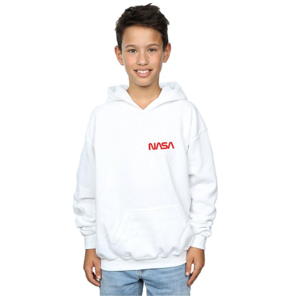 NASA Boys Modern Logo Chest Hoodie